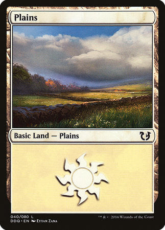 Plains (40) [Duel Decks: Blessed vs. Cursed] | Black Swamp Games