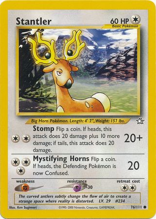 Stantler (76/111) [Neo Genesis Unlimited] | Black Swamp Games