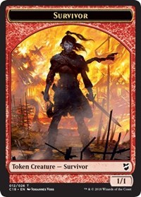 Survivor // Myr (023) Double-sided Token [Commander 2018 Tokens] | Black Swamp Games