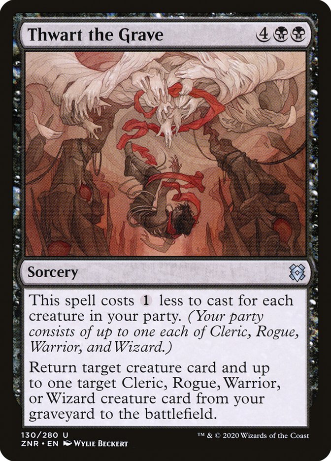 Thwart the Grave [Zendikar Rising] | Black Swamp Games