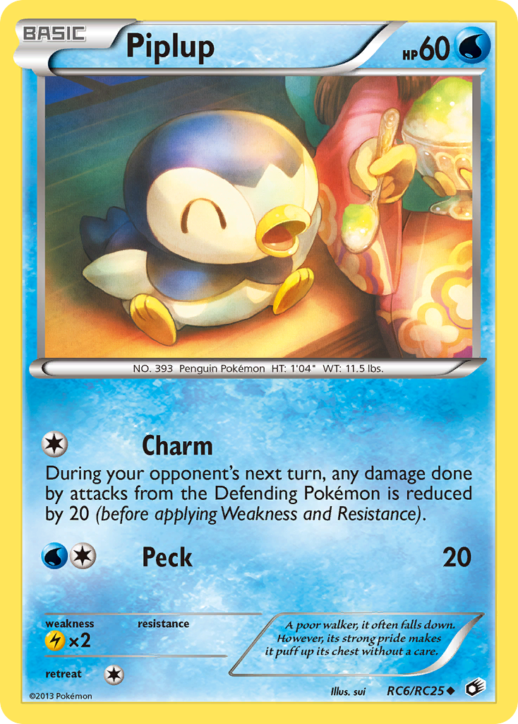 Piplup (RC6/RC25) [Black & White: Legendary Treasures] | Black Swamp Games