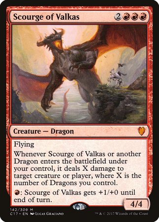 Scourge of Valkas [Commander 2017] | Black Swamp Games