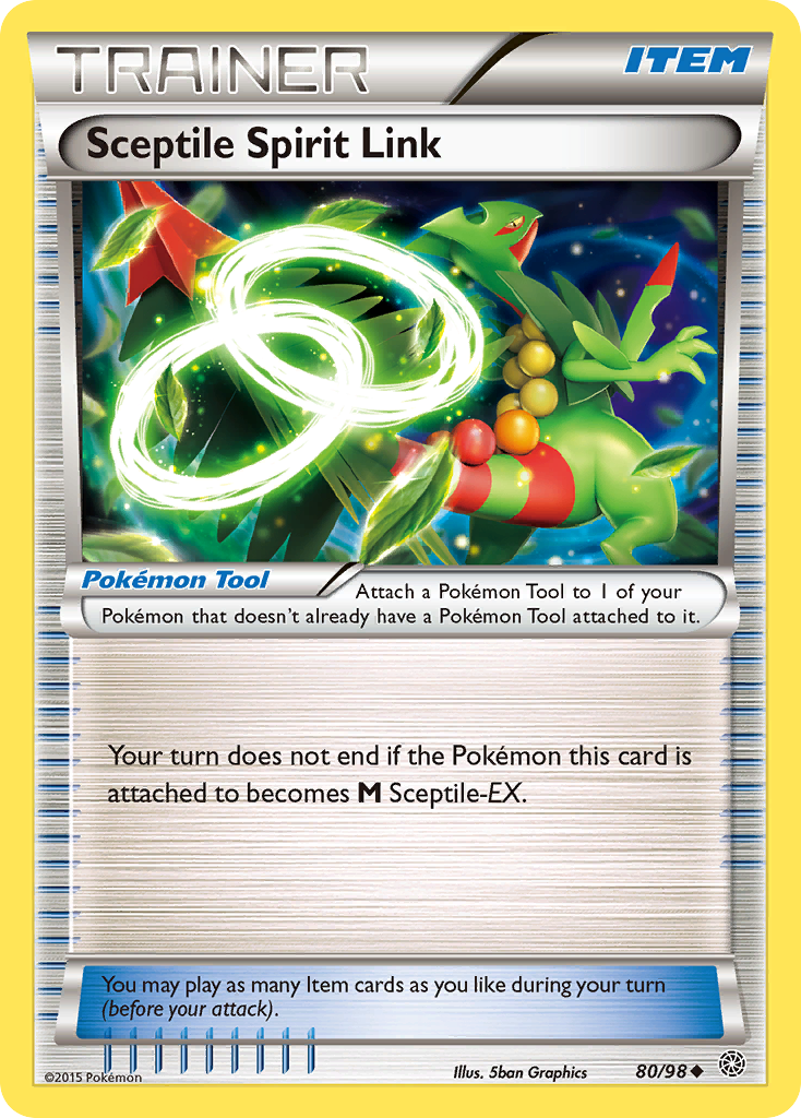 Sceptile Spirit Link (80/98) [XY: Ancient Origins] | Black Swamp Games