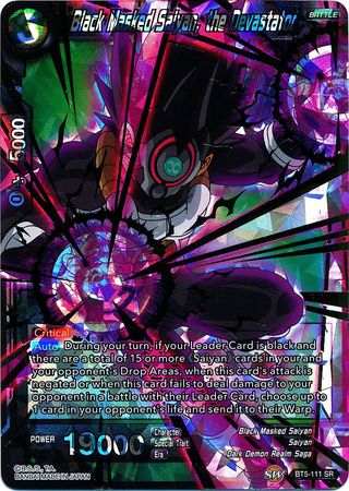 Black Masked Saiyan, the Devastator (BT5-111) [Miraculous Revival] | Black Swamp Games