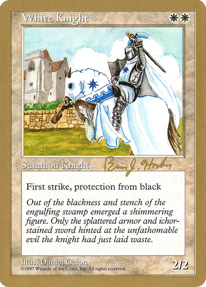 White Knight (Brian Hacker) [World Championship Decks 1998] | Black Swamp Games