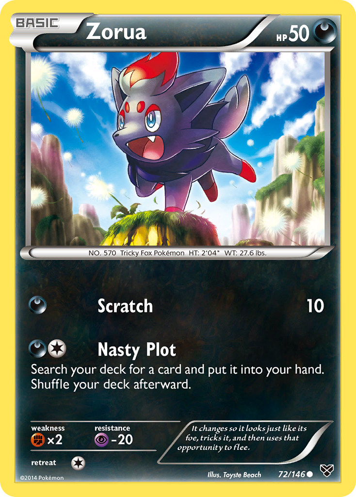 Zorua (72/146) [XY: Base Set] | Black Swamp Games