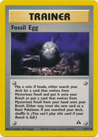 Fossil Egg (72/75) [Neo Discovery Unlimited] | Black Swamp Games