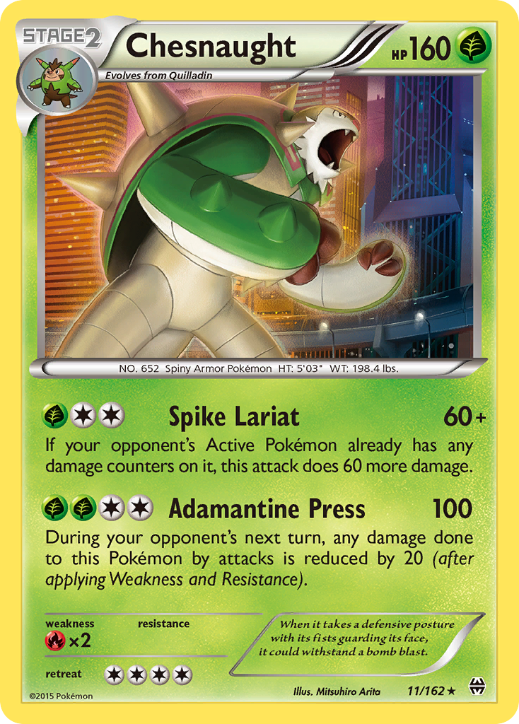 Chesnaught (11/162) [XY: BREAKthrough] | Black Swamp Games