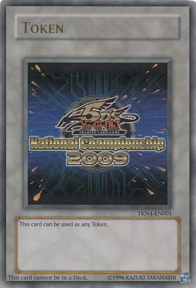 Yu-Gi-Oh 5D's 2009 National Championship Token [TKN4-EN001] Ultra Rare | Black Swamp Games