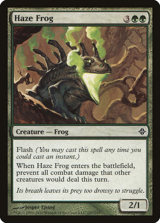 Haze Frog [Rise of the Eldrazi] | Black Swamp Games