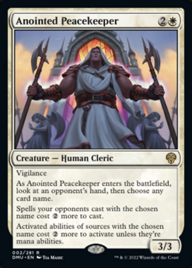 Anointed Peacekeeper [Dominaria United] | Black Swamp Games