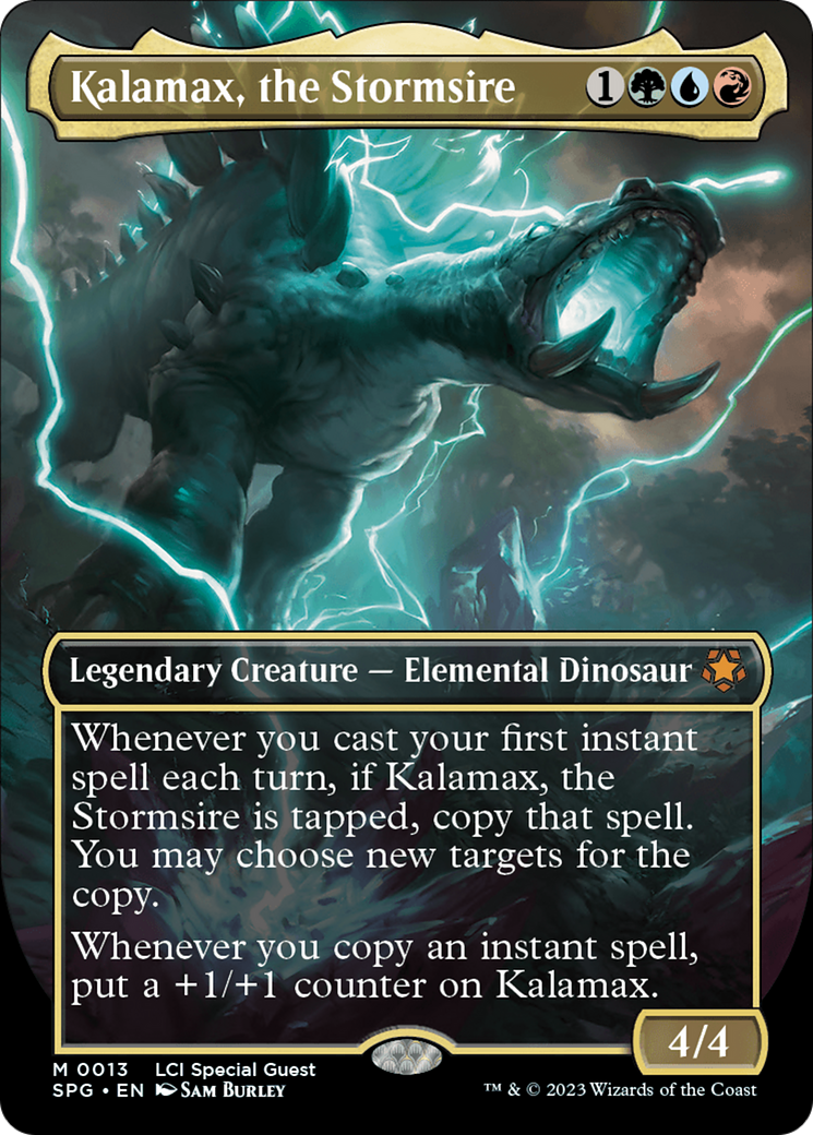 Kalamax, the Stormsire (Borderless) [The Lost Caverns of Ixalan Special Guests] | Black Swamp Games