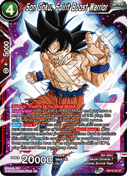 Son Goku, Spirit Boost Warrior (Starter Deck - Pride of the Saiyans) (SD15-03) [Cross Spirits] | Black Swamp Games