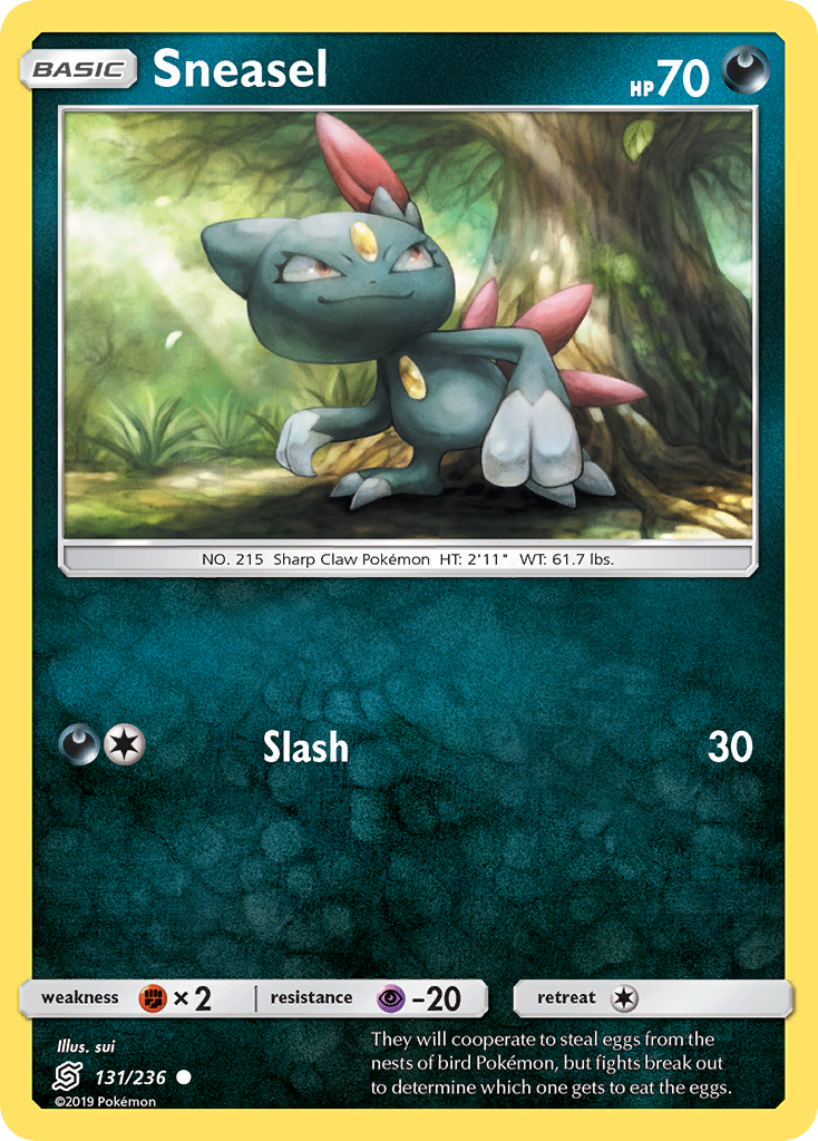 Sneasel (131/236) [Sun & Moon: Unified Minds] | Black Swamp Games