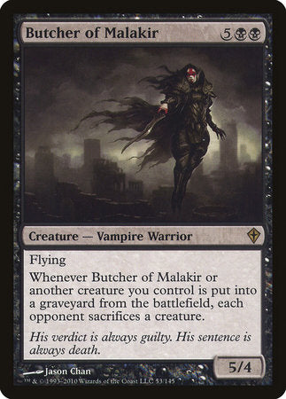 Butcher of Malakir [Worldwake] | Black Swamp Games