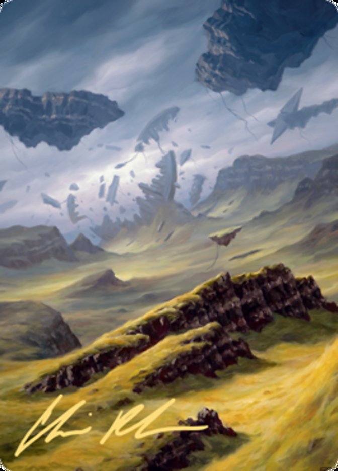 Plains 3 Art Card (Gold-Stamped Signature) [Zendikar Rising Art Series] | Black Swamp Games