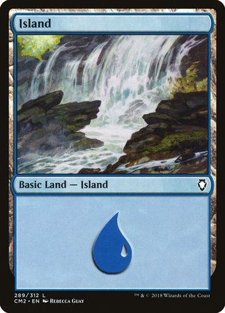 Island (289) [Commander Anthology Volume II] | Black Swamp Games