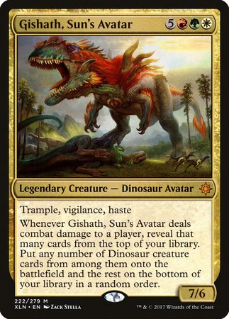 Gishath, Sun's Avatar [Ixalan] | Black Swamp Games