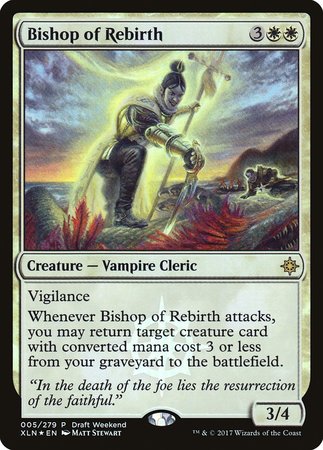 Bishop of Rebirth [Ixalan Promos] | Black Swamp Games