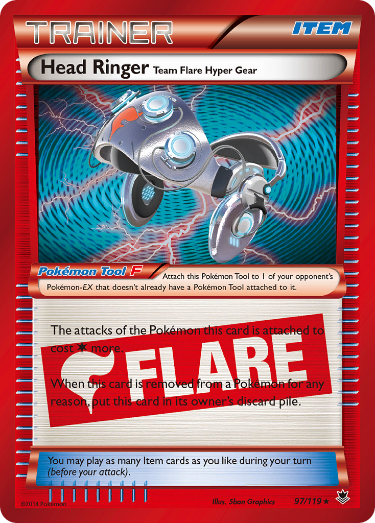 Head Ringer Team Flare Hyper Gear (97/119) [XY: Phantom Forces] | Black Swamp Games