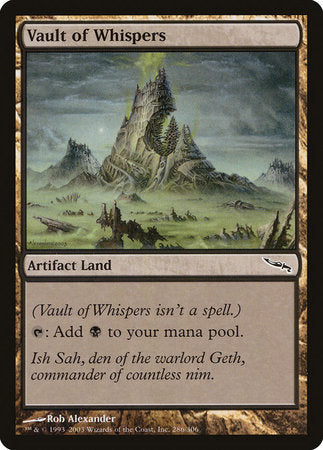 Vault of Whispers [Mirrodin] | Black Swamp Games