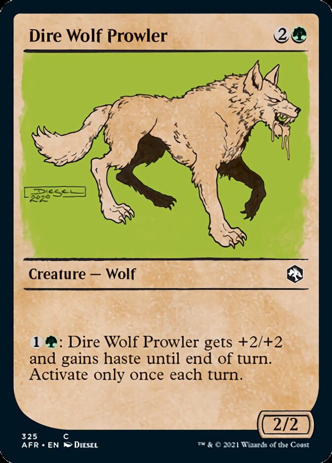 Dire Wolf Prowler (Showcase) [Dungeons & Dragons: Adventures in the Forgotten Realms] | Black Swamp Games