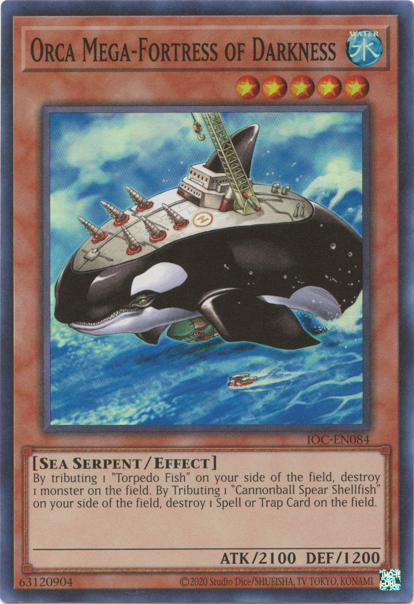 Orca Mega-Fortress of Darkness (25th Anniversary) [IOC-EN084] Super Rare | Black Swamp Games