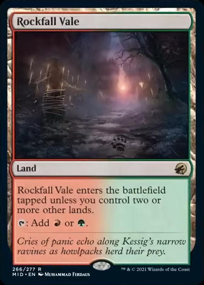 Rockfall Vale [Innistrad: Midnight Hunt] | Black Swamp Games