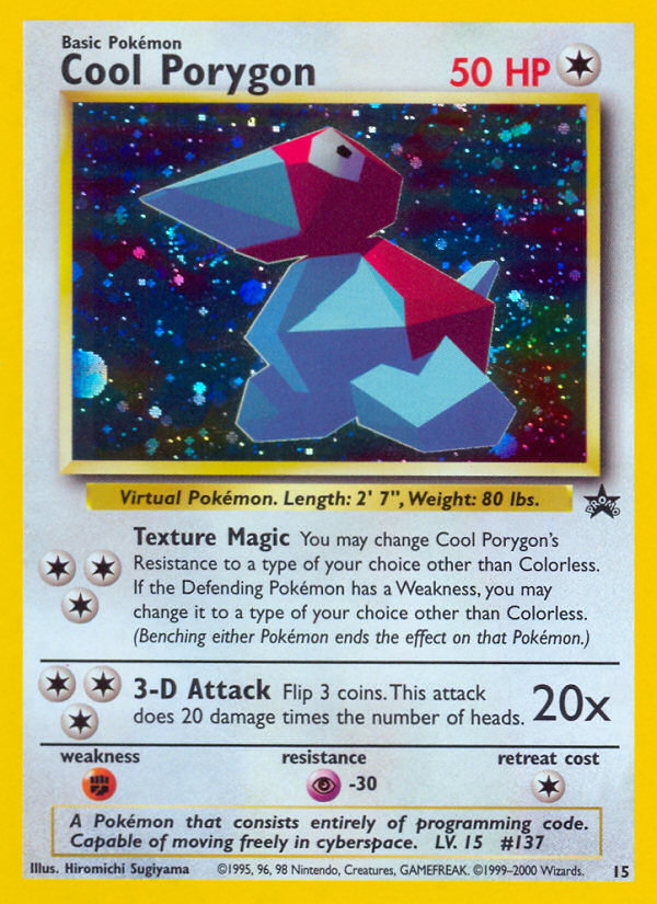 Cool Porygon (15) [Wizards of the Coast: Black Star Promos] | Black Swamp Games