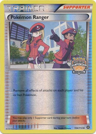 Pokemon Ranger (104/114) (Championship Promo) [XY: Steam Siege] | Black Swamp Games