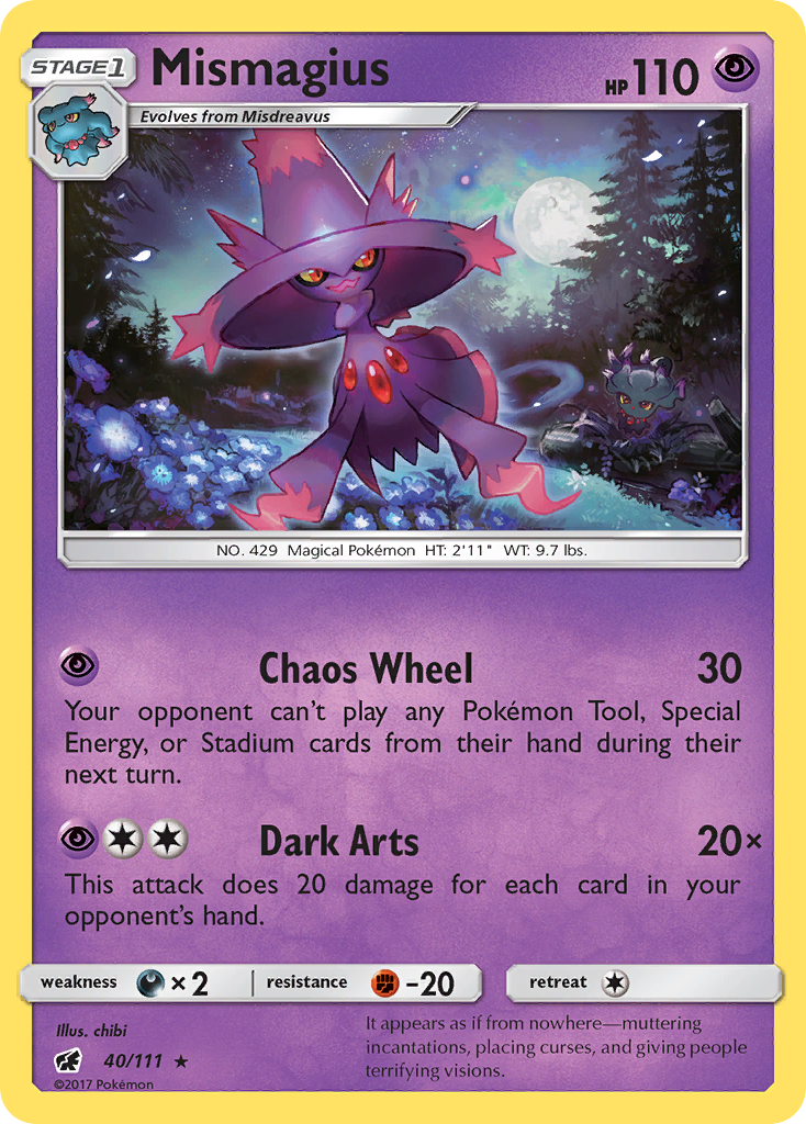 Mismagius (40/111) [Sun & Moon: Crimson Invasion] | Black Swamp Games