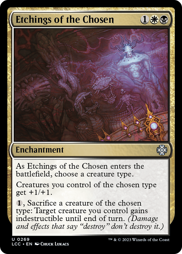 Etchings of the Chosen [The Lost Caverns of Ixalan Commander] | Black Swamp Games