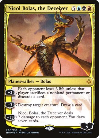 Nicol Bolas, the Deceiver [Hour of Devastation] | Black Swamp Games
