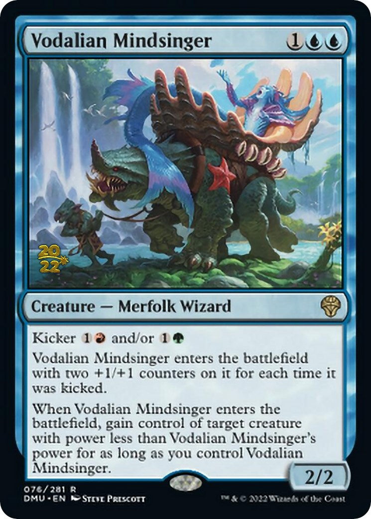 Vodalian Mindsinger [Dominaria United Prerelease Promos] | Black Swamp Games