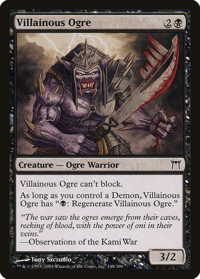Villainous Ogre [Champions of Kamigawa] | Black Swamp Games