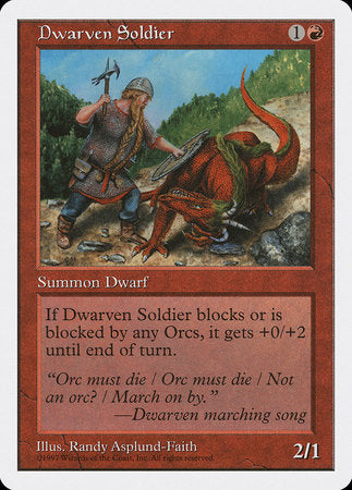 Dwarven Soldier [Fifth Edition] | Black Swamp Games