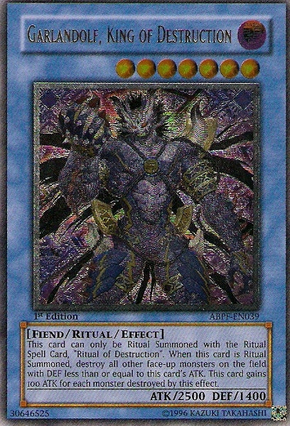 Garlandolf, King of Destruction [ABPF-EN039] Ultimate Rare | Black Swamp Games