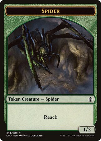 Spider Token (014) [Commander Anthology Tokens] | Black Swamp Games