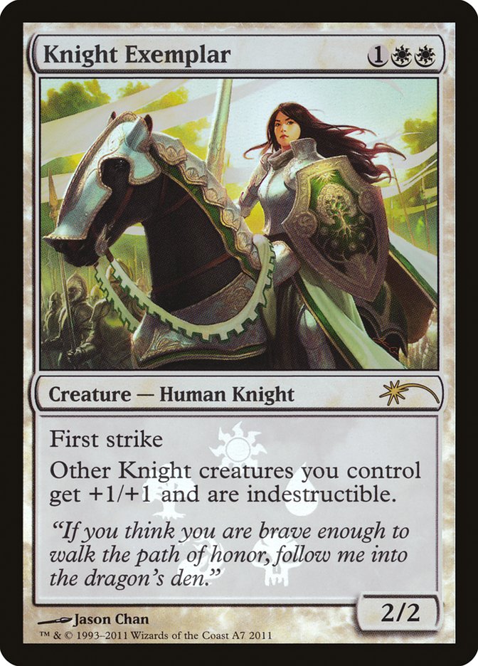 Knight Exemplar [Resale Promos] | Black Swamp Games