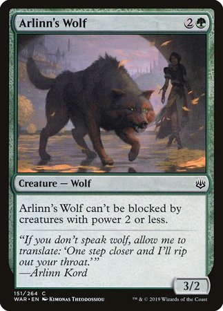 Arlinn's Wolf [War of the Spark] | Black Swamp Games