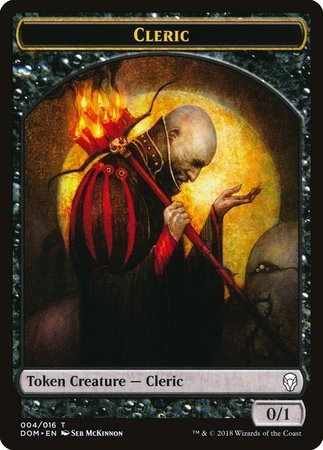 Cleric Token [Dominaria Tokens] | Black Swamp Games