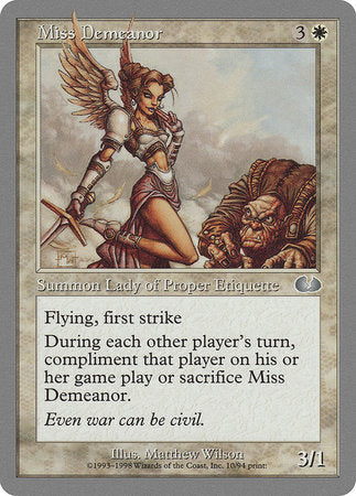 Miss Demeanor [Unglued] | Black Swamp Games
