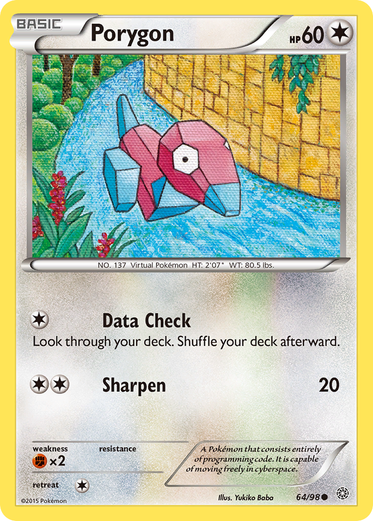 Porygon (64/98) [XY: Ancient Origins] | Black Swamp Games