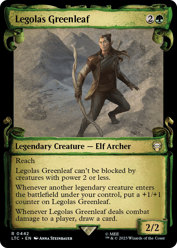 Legolas Greenleaf [The Lord of the Rings: Tales of Middle-Earth Commander Showcase Scrolls] | Black Swamp Games