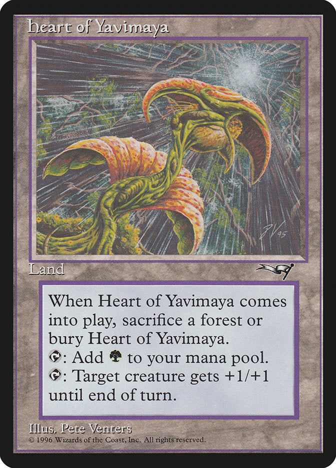 Heart of Yavimaya [Alliances] | Black Swamp Games