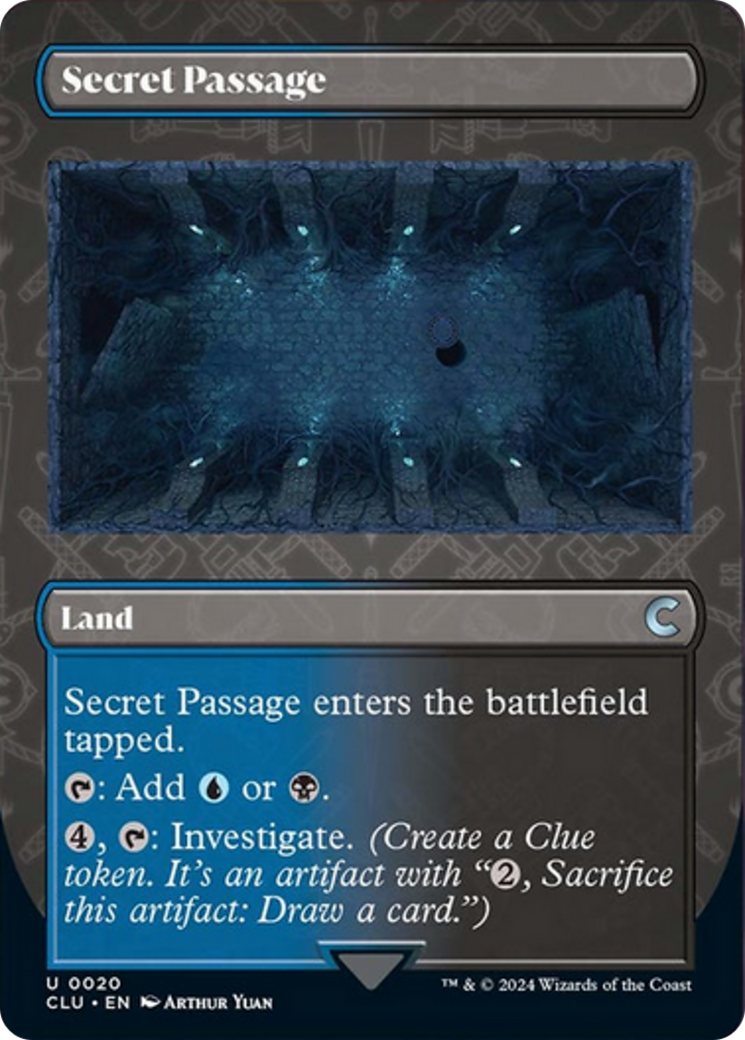 Secret Passage (Borderless) [Ravnica: Clue Edition] | Black Swamp Games