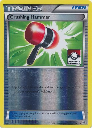 Crushing Hammer (34/39) (League Promo) [XY: Kalos Starter Set] | Black Swamp Games