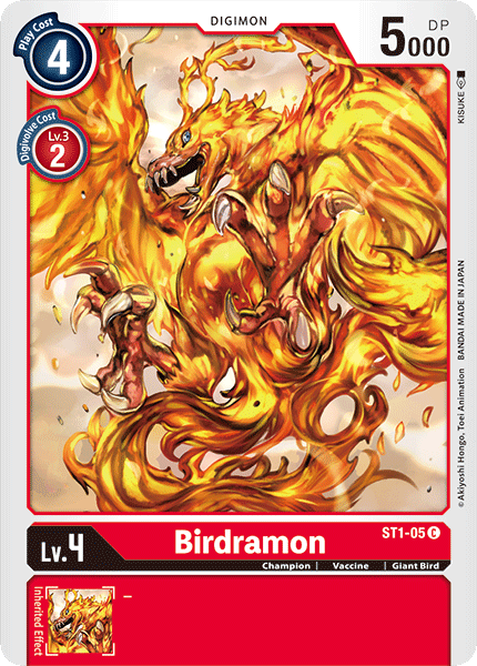 Birdramon [ST1-05] [Starter Deck: Gaia Red] | Black Swamp Games