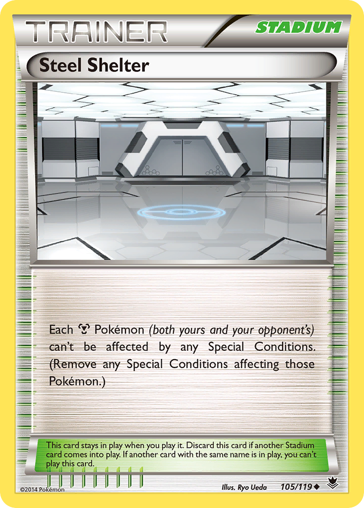 Steel Shelter (105/119) [XY: Phantom Forces] | Black Swamp Games