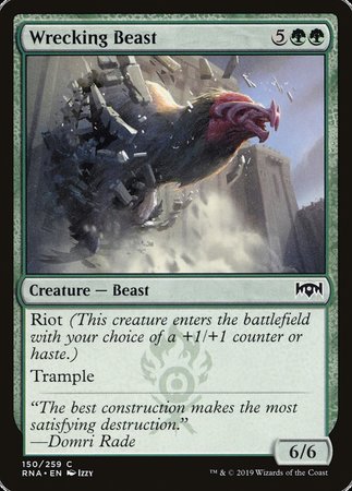 Wrecking Beast [Ravnica Allegiance] | Black Swamp Games